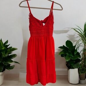 Open back crochet Dress NWOT